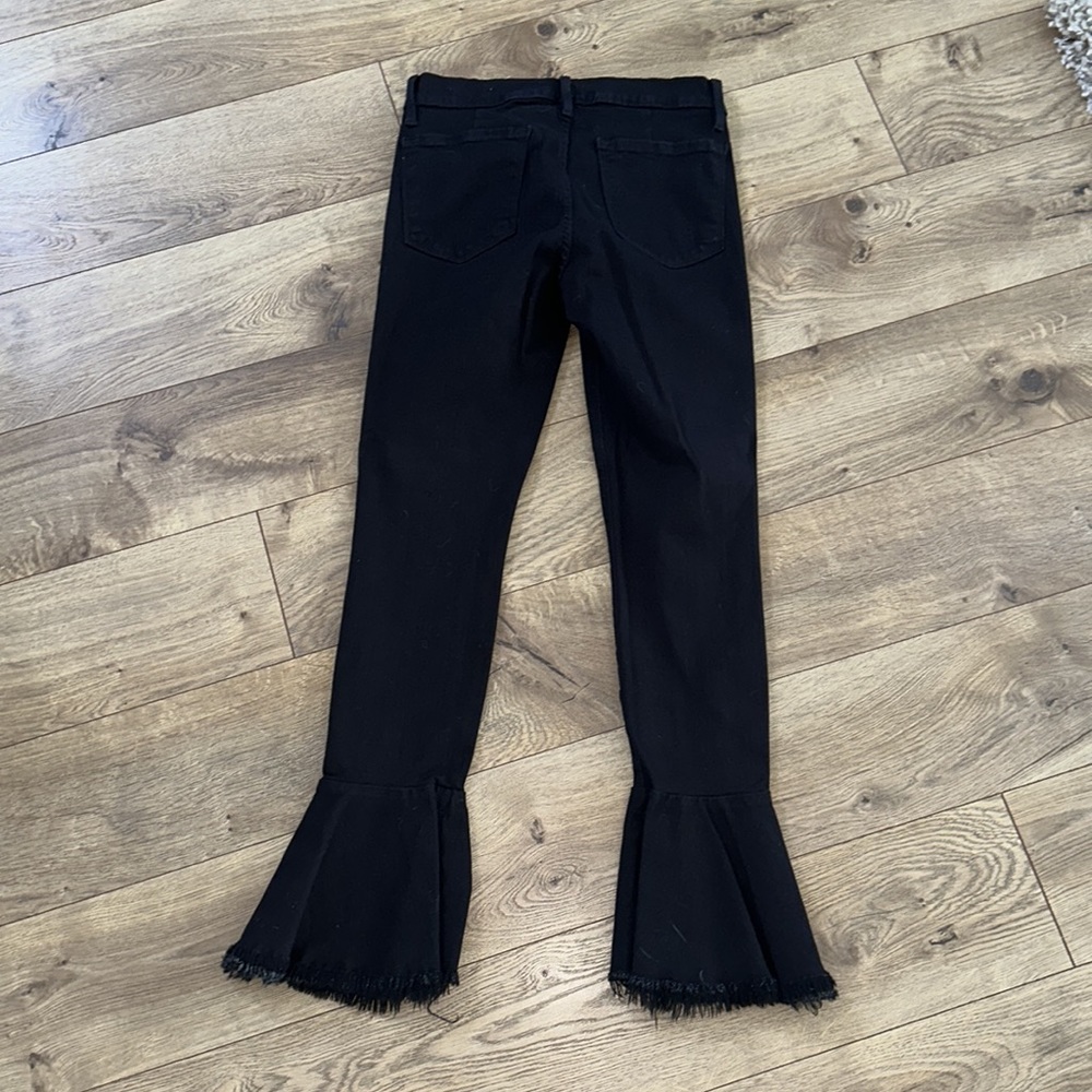 Frame Denim Le Skinny de Jeanne with Bell Bottom “bottoms” - Picture 5 of 6